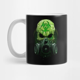 skull biohazard Mug